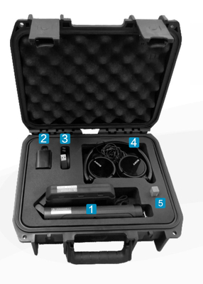 4W TSCM Equipment NLJD Electronic Device Detector 2400MHz