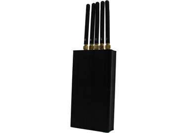 4W 5 Antenna Portable Cell Phone Jammer WIFI / GSM / 3G With Dip Switches