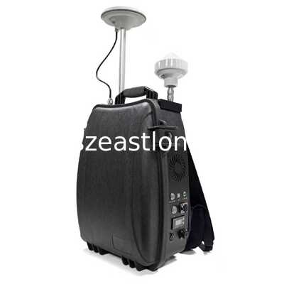 5000 मीटर जीपीएस स्पूफिंग रेंज नियंत्रण सॉफ्टवेयर के साथ एंटी ड्रोन ब्लॉक के लिए अंतर्निहित बैटरी के साथ जीएनएसएस स्पूफर