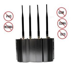 Indoor Omni-directional Ellular Phone Signal Jammer 33dBm 4Band Blocker