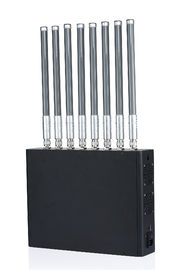 जेल के लिए 40W मध्यम शक्ति 1-50m 8 चैनल सेल फोन सिग्नल जैमर