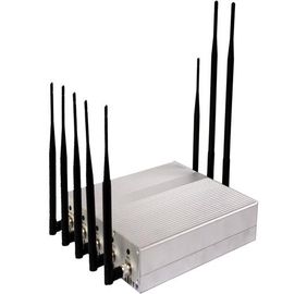 34dBm रिमोट कंट्रोल जैमर 2G / 3G / 4G 30M मोबाइल सिग्नल ब्लॉकर