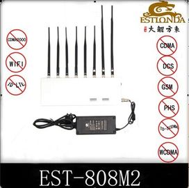 34dbm GPS Signal Jammer Wifi / 4G Signal Blocker with 8 Antennas