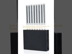 40W Medium Power 1-50m 8 Channels Cell Phone Signal Jammer for Prison